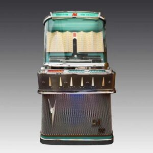 Original 1958 AMI I 200 Vinyl Jukebox With Spearmint Trim